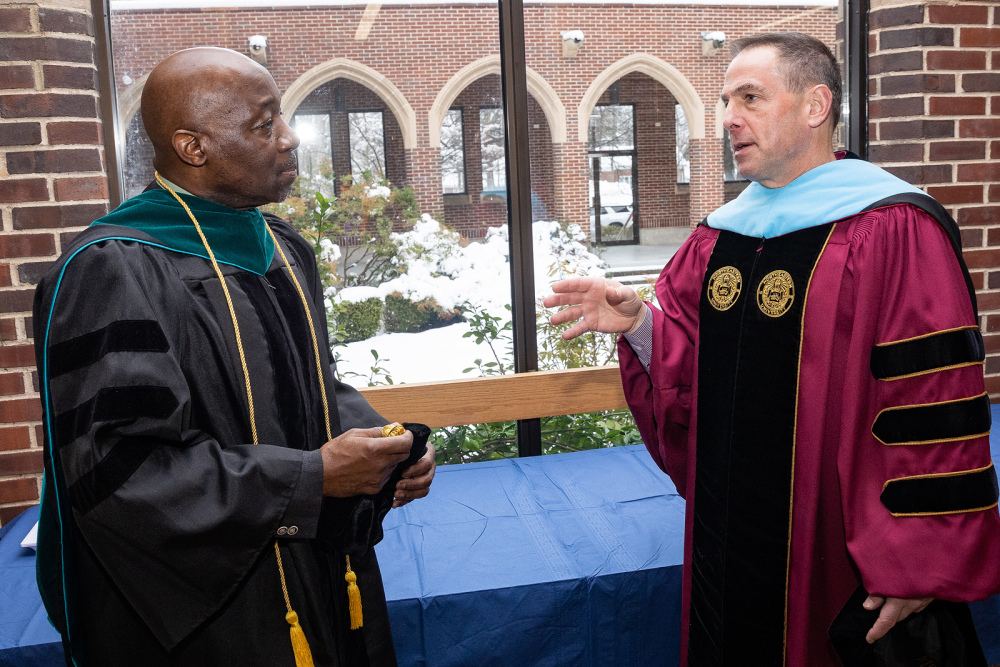 New student convocation at Maria College.